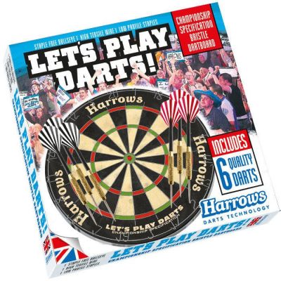4. Zestaw Harrows Let's Play Darts Game Set HS-TNK-000013312