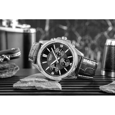 6. Zegarek Męski CASIO MTP-1375L-1AVDF + BOX