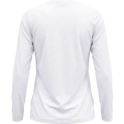 3. Koszulka damska 4F longsleeve F639 biała 4FWMM00TLONF639 10S