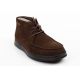 2. Lee Cooper buty męskie eleganckie skórzane brązowe trzewiki na zamek