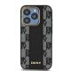 3. Etui DKNY Leather Checkered Mono Pattern MagSafe na iPhone 15 Pro Max - czarne