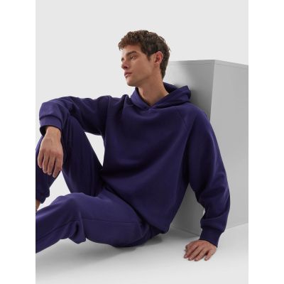 5. Bluza dresowa nierozpinana z kapturem uniseks 4F 4FWAW24TSWSU1314-30S