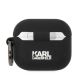 2. Etui Karl Lagerfeld Silicone Karl Head 3D na AirPods 3 - czarne