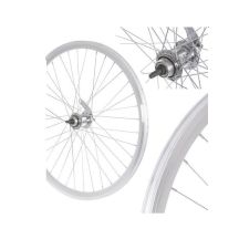 Koło 24'' tył torpedo stożek srebrne/srebrne