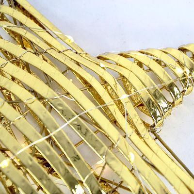 3. GWIAZDA DEKORACYJNA 20LED 30CM ZŁOTY