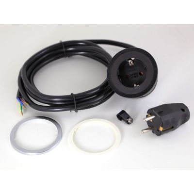7. Bachmann 926.001 gniazdko elektryczne Typu F Czarny