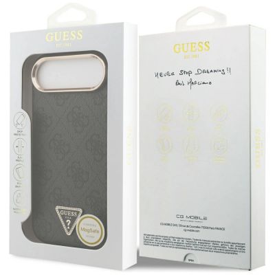 8. Etui Guess 4G Triangle Logo MagSafe naiPhone Air - czarno-złote