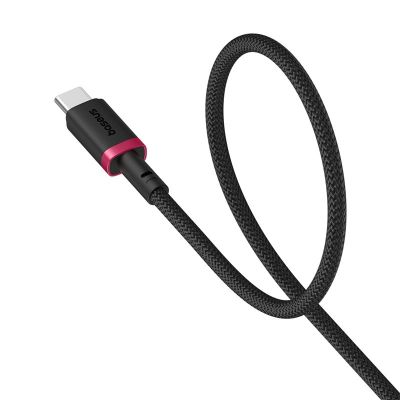 4. Kabel Baseus Dura USB-Typ C 60W 2m (czerwono-czarny)