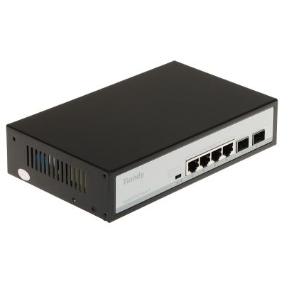 SWITCH POE TC-P3S06 SPEC:H/0402/AT/60 4-PORTOWY SFP TIANDY