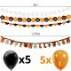 14. ZESTAW DEKORACYJNY HAPPY HALLOWEEN 14 ELEMENTÓW