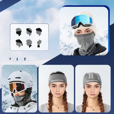 3. Komin narciarski Qunature 11230014001 bandana sportowa rozmiar uniwersalny - szary