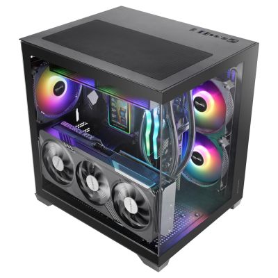 3. TACENS MARS MC-VIEW3 3xARGB USB-C mATX- obudowa/cases