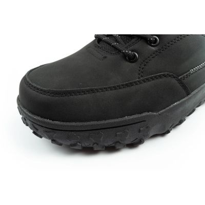 6. Lee Cooper buty sportowe męskie zimowe trekkingowe ocieplane za kostkę czarne