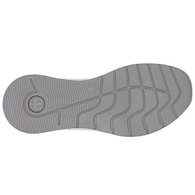 5. Skórzane półbuty damskie sneakersy białe Rieker N6508-80