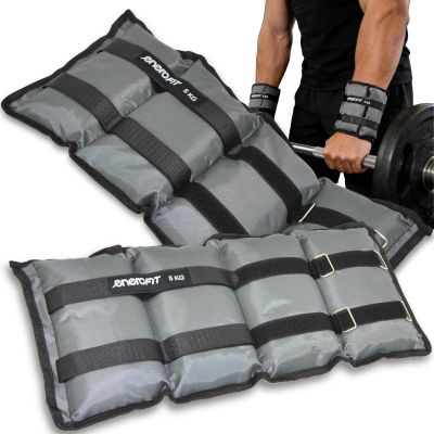 3. OBCIĄŻENIE NA PRZEGUBY SZARE 10KG (2x5KG) ENERO FIT