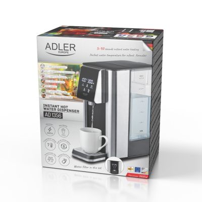 4. Dyspenser gorącej wody | 2,5 L | Panel dotykowy | 7 temperatur Adler Adler