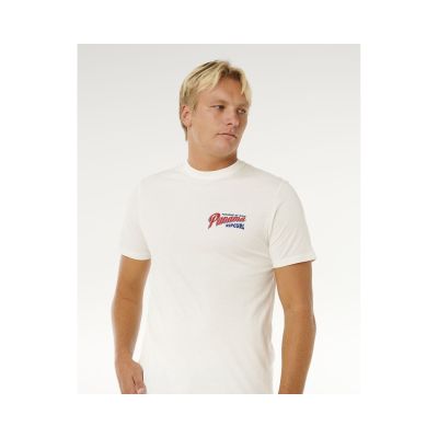 6. Koszulka męska RIP CURL Desti Animals Tee biała