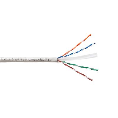 2. Kabel Emiter Net UTP (U/UTP) kat.6 450MHz, drut, standard, PVC, szary