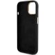 7. Etui Guess Silicone Script Metal Logo & Frame na iPhone 15 - czarne