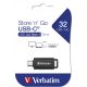 11. Verbatim Store 'n' Go pamięć USB 128 GB USB Type-C 3.2 Gen 1 (3.1 Gen 1) Czarny