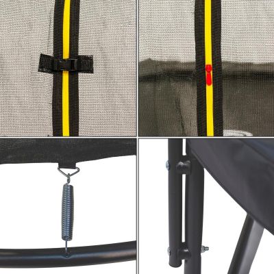 10. TRAMPOLINA ENERO Z SIATKĄ WEWNĘTRZNĄ fi305CM PREMIUM