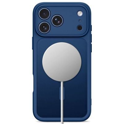 3. Etui Tech-Protect BasicMag MagSafe na iPhone 17 Pro / 18 Pro - ciemnoniebieskie matowe