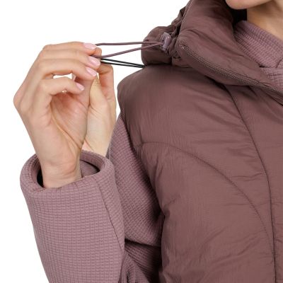 6. Kamizelka damska 4F F299 ciemny brązowy 4FWAW25TVJAF299 80S