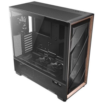 10. Antec FLUX PRO Full Tower Czarny, Drewno
