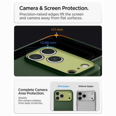 13. Etui Spigen Nano Pop MagSafe na iPhone 18 Pro / 17 Pro - zielone