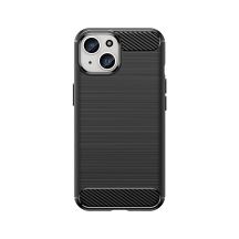Elastyczne etui Carbon Case z wzorem karbon do iPhone 15 - czarne