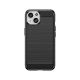 Elastyczne etui Carbon Case z wzorem karbon do iPhone 15 - czarne