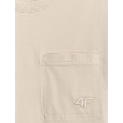 8. T-shirt regular gładki męski 4F 4FRSS26TTSHM3637-83S