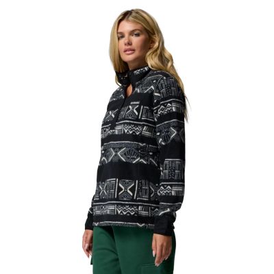 2. Columbia Benton Spring Printed 1/2 Snap 2085611012 Czarne L