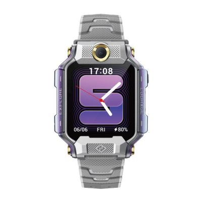 imoo Watch Phone X10 4,06 cm (1.6") AMOLED 45 mm Cyfrowy 320 x 360 px Ekran dotykowy Szary Wi-Fi GPS
