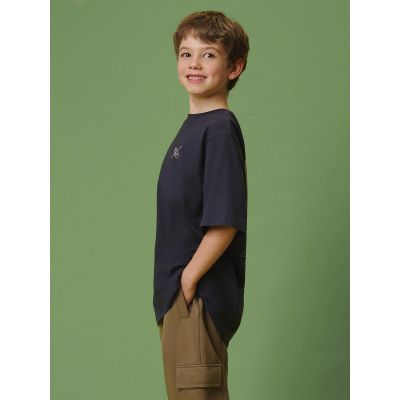 2. T-shirt bawełniany chłopięcy 4F 4FJRSS26TTSHM3748-22S