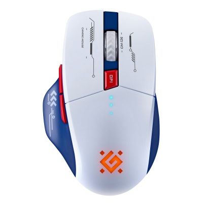 4. DEFENDER MYSZ GM-126 TISA RF+BT OPTIC 1600dpi 6P BIAŁA