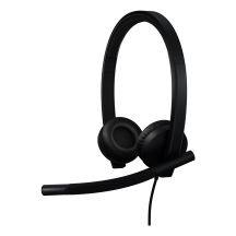Logitech H570E Zestaw słuchawkowy Przewodowa Opaska na głowę Biuro/centrum telefoniczne USB Type-C Czarny