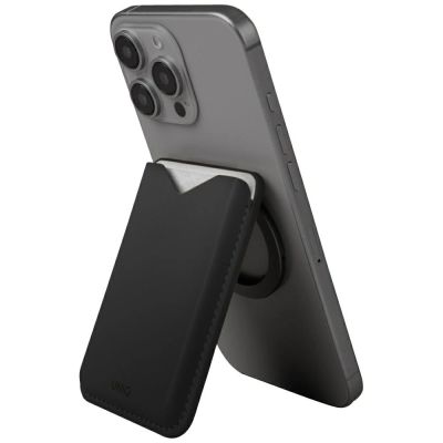 2. Magnetyczny portfel UNIQ Lyden Evo na telefon - czarny