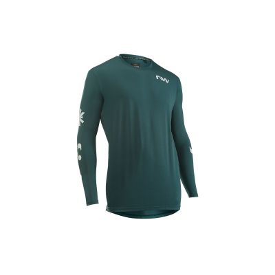 Koszulka rowerowa NORTHWAVE XTrail Jersey L/s szmaragdowy