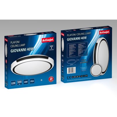 5. Plafon LED Activejet AJE-GIOVANNI 40W
