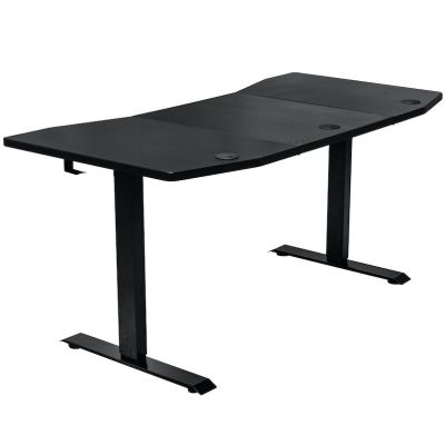 5. Biurko gamingowe Nitro Concepts D16E Carbon Black 1600x800 - elektrycznie regulowana wysokość