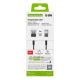 4. Kabel SBS TECABLETC3MTK USB-A - USB-C 3m - czarny