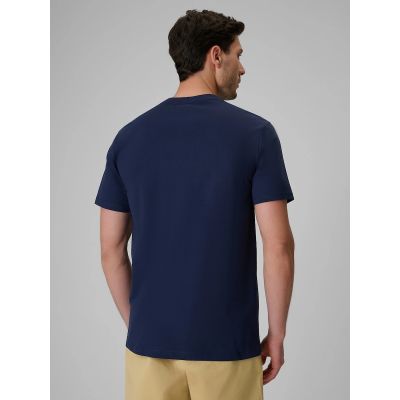 2. T-shirt regular męski z logo 4F 4FRSS26TTSHM3999-31S