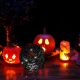 6. KULA DEKORACYJNA LAMPKA Z PAJĄKIEM LED 15CM HALLOWEEN CZARNY