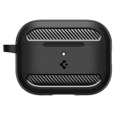 2. Etui Spigen Rugged Armor na AirPods Pro 3 - czarny mat