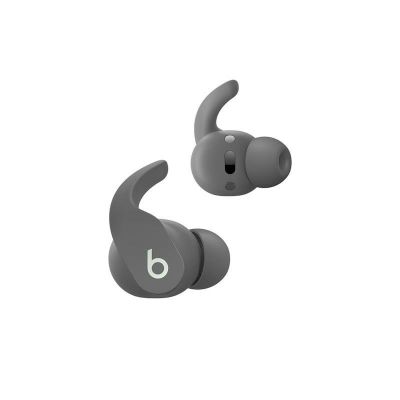6. Słuchawki Apple Powerbeats Fit - Wireless Noise-Cancelling Workout Earbuds - Gravel Grey (ME2K4ZM/A)