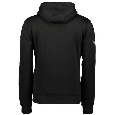 2. Bluza sportowa męska Geographical Norway GYMCLASS BLACK DB MEN 100 z kapturem czarna (WU4185H-GN-BLACK)