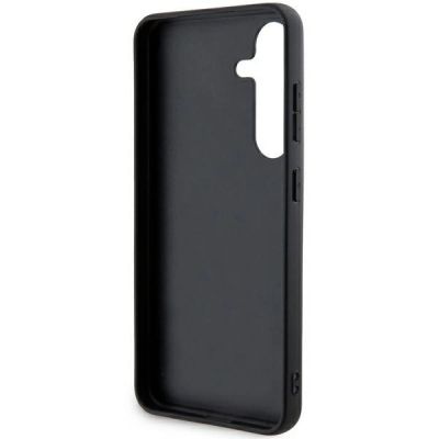 6. Etui DKNY Leather Mono Stripe & Metal Logo na Samsung Galaxy S24 - czarne