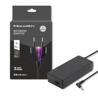 3. Zasilacz sieciowy Qoltec 51735 do notebooka HP (19,5 V; 7,7 A; 150W; 4.5 mm x 3 mm)