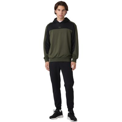 17. Bluza męska Fila Rivoli oliwkowo-czarna FAM1121 63185